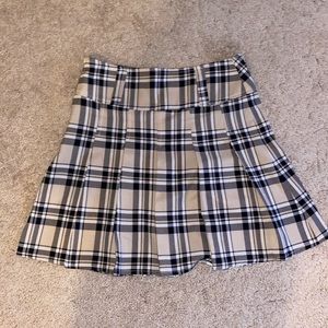 Plaid skirt
